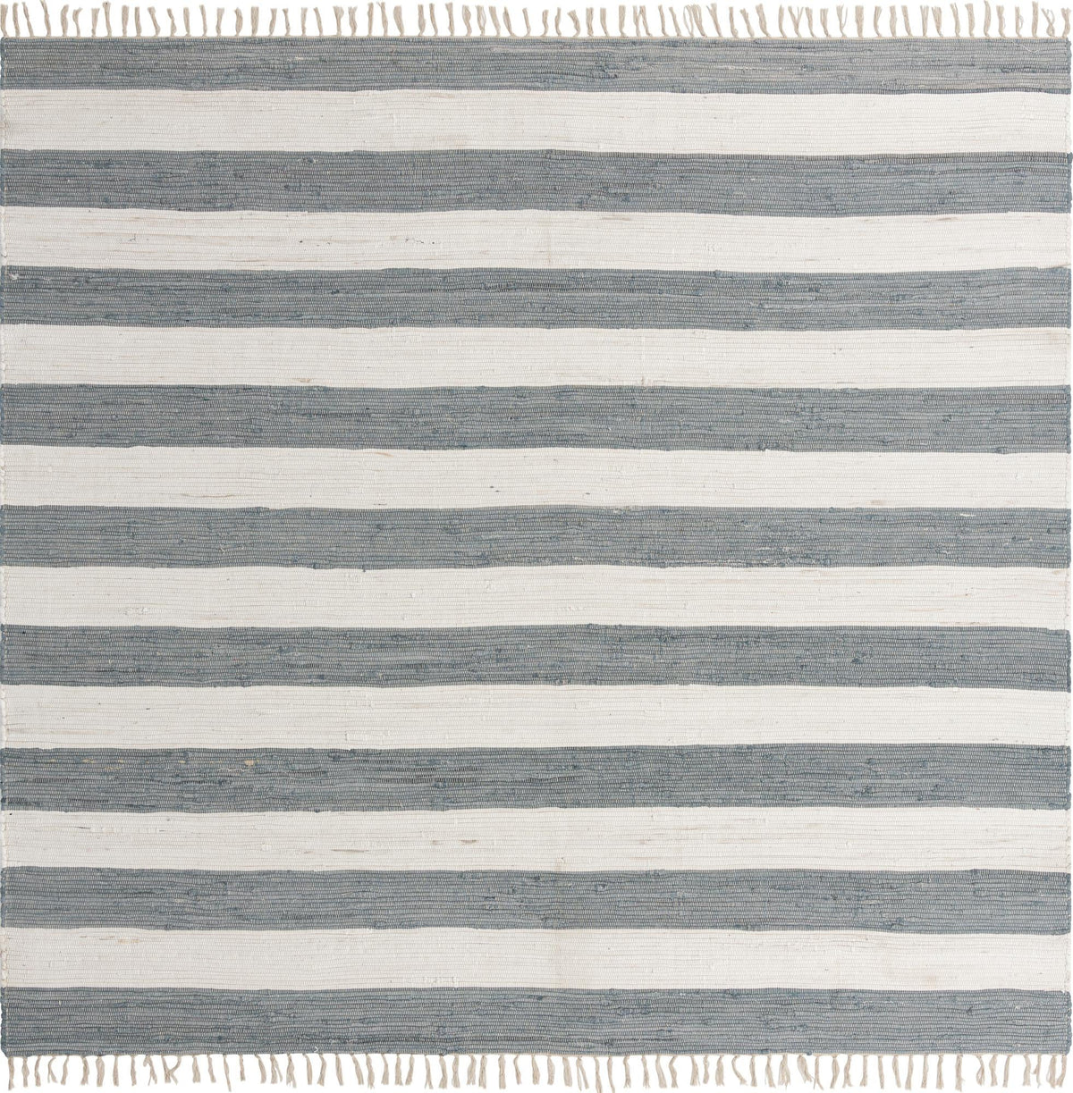 Tassel Trail Collection Area Rug - Pathway (Gray) Square Gray  lifestyle 25