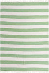 Tassel Trail Collection Area Rug - Pathway (Green and Ivory) Rectangle Green and Ivory  lifestyle 2