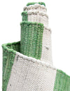 Tassel Trail Collection Area Rug - Pathway (Green and Ivory) Rectangle Green and Ivory  lifestyle 19