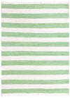 Tassel Trail Collection Area Rug - Pathway (Green and Ivory) Rectangle Green and Ivory Main