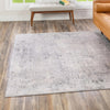 Aegean Elegance Collection Area Rug -  Paros Square Gray  lifestyle 74