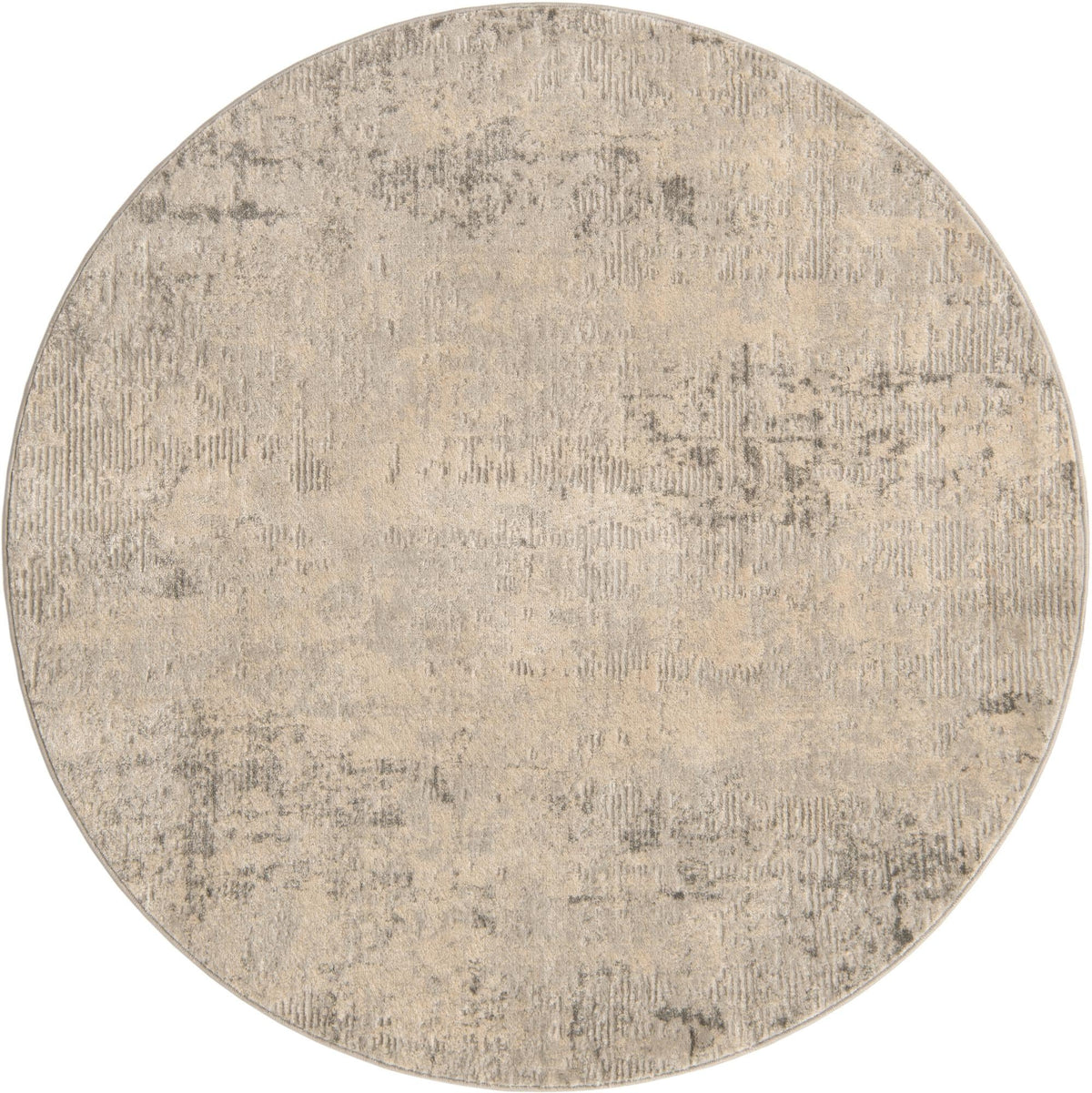 Aegean Elegance Collection Area Rug -  Ithaca Round Gray  lifestyle 20