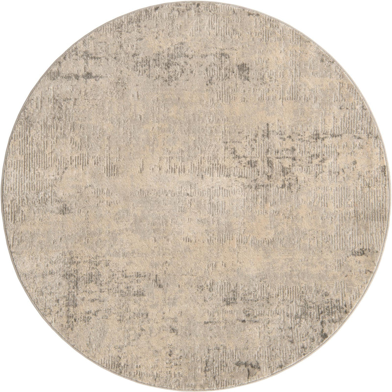 Aegean Elegance Collection Area Rug -  Ithaca Round Gray  lifestyle 20