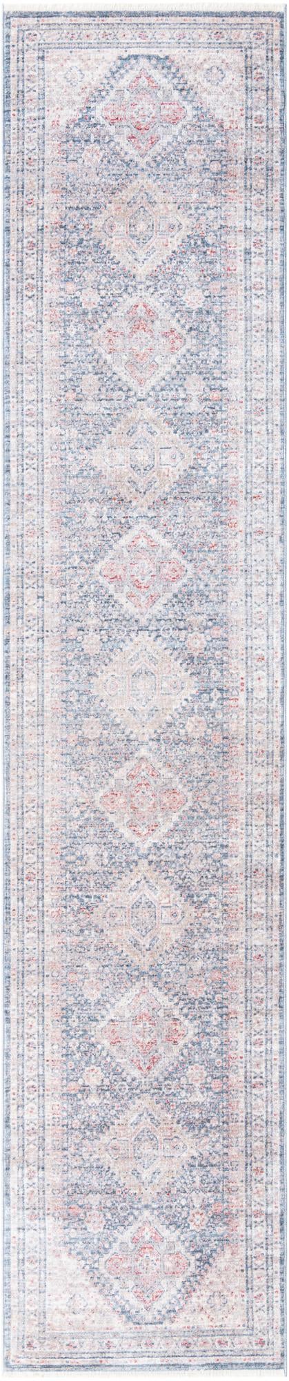 Regal Estates Collection Area Rug - Majesty Runner Blue  lifestyle 51
