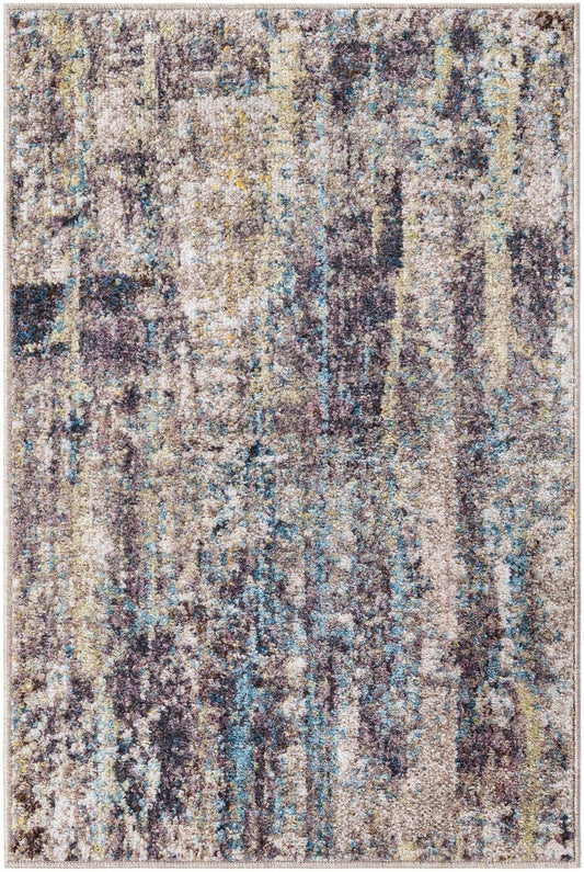 Urban Hub Collection Area Rug - Metropolis Rectangle Multi  lifestyle 2