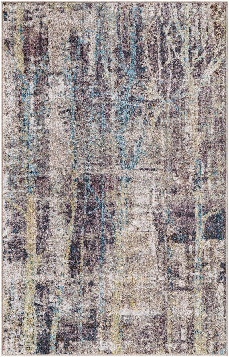 Urban Hub Collection Area Rug - Metropolis Rectangle Multi  lifestyle 4