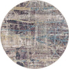 Urban Hub Collection Area Rug - Metropolis Round Multi  lifestyle 19