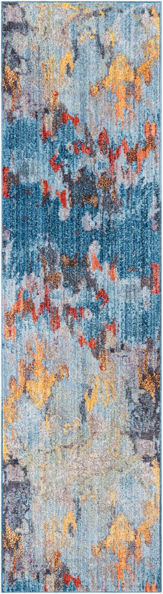 Urban Hub Collection Area Rug -  Alley Runner Multi  lifestyle 17