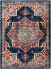 Eden Oasis Collection Area Rug -  Tranquility (Dark Blue) Rectangle Dark Blue  lifestyle 2