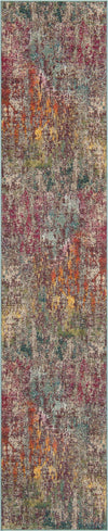 Celestial Luminescence Collection Area Rug -  Nebula Runner Multi  lifestyle 7