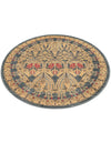 Chelsea Elegance Collection Area Rug -  Brompton (Navy Blue) Round Navy Blue  lifestyle 60