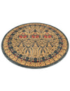 Chelsea Elegance Collection Area Rug -  Brompton (Navy Blue) Round Navy Blue  lifestyle 61