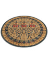 Chelsea Elegance Collection Area Rug -  Brompton (Navy Blue) Round Navy Blue  lifestyle 63