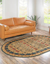 Chelsea Elegance Collection Area Rug -  Brompton (Navy Blue) Oval Navy Blue  lifestyle 67