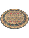 Chelsea Elegance Collection Area Rug -  Brompton (Navy Blue) Round Navy Blue  lifestyle 70