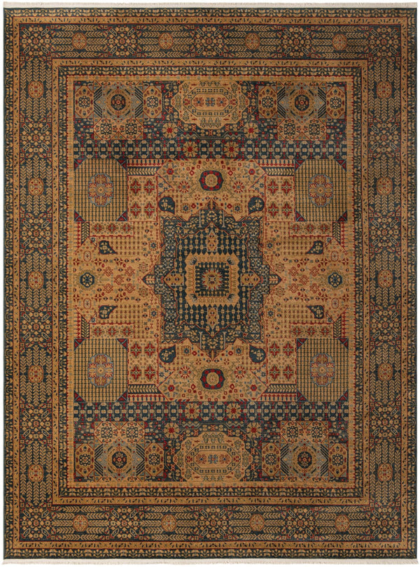 Ottoman Elegance Collection Area Rug - Sultan Rectangle Blue  lifestyle 3