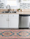 Caribbean Breeze Collection Area Rug -  Fernando Runner Multi  lifestyle 6