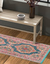 Caribbean Breeze Collection Area Rug -  Fernando Runner Multi  lifestyle 12