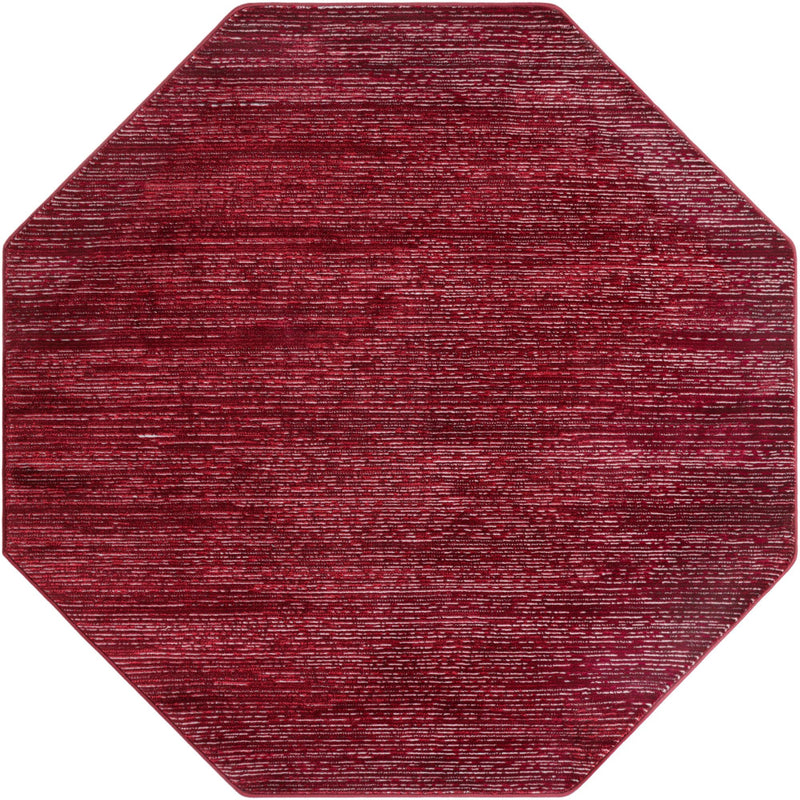 Bloomsbury Elegance Collection Area Rug -  Kensington (Red) Octagon Red  lifestyle 17