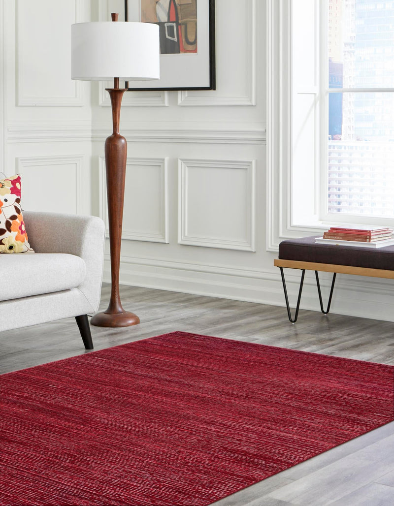 Bloomsbury Elegance Collection Area Rug -  Kensington (Red) Rectangle Red  lifestyle 3
