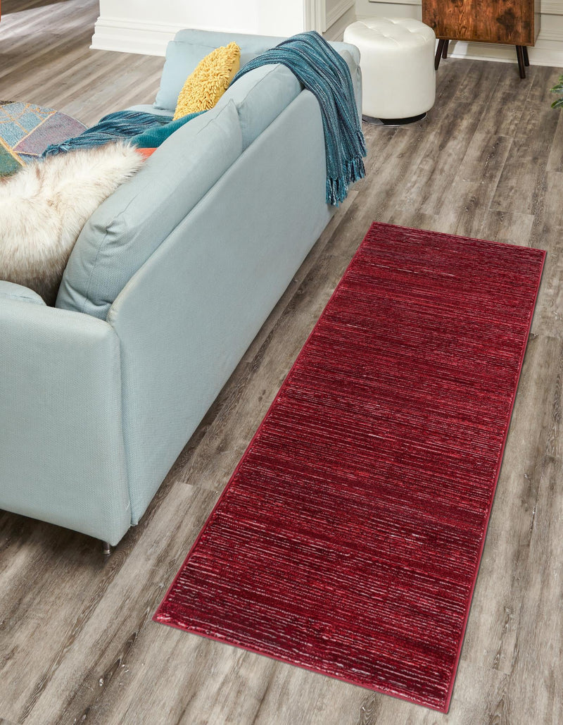 Bloomsbury Elegance Collection Area Rug -  Kensington (Red) Runner Red  lifestyle 20