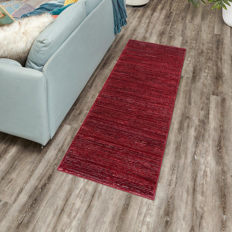 Bloomsbury Elegance Collection Area Rug -  Kensington (Red) Runner Red  lifestyle 69