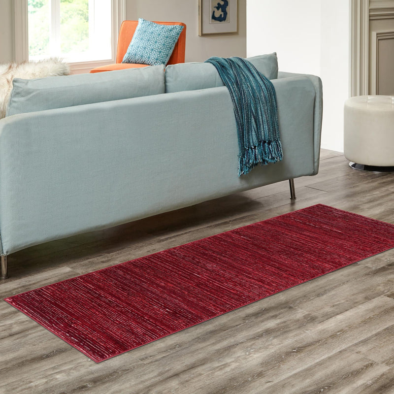 Bloomsbury Elegance Collection Area Rug -  Kensington (Red) Runner Red  lifestyle 73