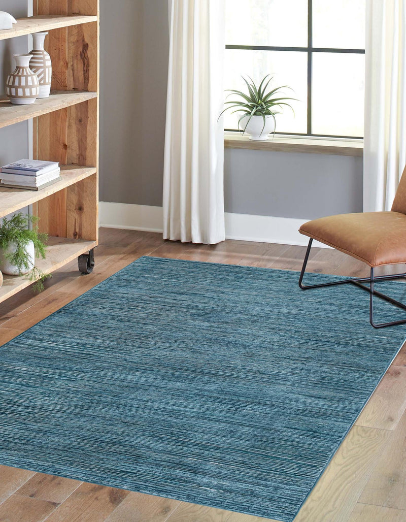 Bloomsbury Elegance Collection Area Rug -  Kensington (Blue) Rectangle Blue  lifestyle 2