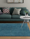 Bloomsbury Elegance Collection Area Rug -  Kensington (Blue) Square Blue  lifestyle 22