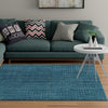 Bloomsbury Elegance Collection Area Rug -  Kensington (Blue) Square Blue  lifestyle 47
