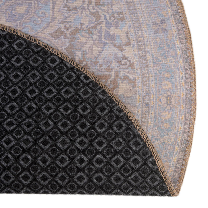 Heritage Elegance Collection Area Rug -  Schonbrunn Round Cream  lifestyle 52