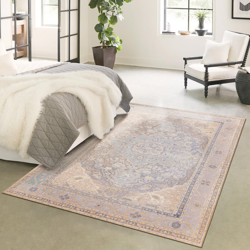 Heritage Elegance Collection Area Rug -  Schonbrunn Rectangle Cream  lifestyle 16