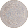 Heritage Elegance Collection Area Rug -  Schonbrunn Round Cream  lifestyle 64