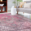Heritage Elegance Collection Area Rug -  Windsor (Pink) Rectangle Pink  lifestyle 15