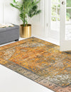 Heritage Elegance Collection Area Rug -  Windsor (Yellow) Rectangle Yellow  lifestyle 3