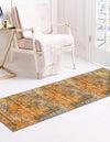 Heritage Elegance Collection Area Rug -  Windsor (Yellow) Runner Yellow  lifestyle 25
