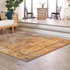 Heritage Elegance Collection Area Rug -  Windsor (Yellow) Square Yellow  lifestyle 72