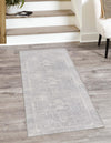 Heritage Elegance Collection Area Rug -  Windsor (Gray) Runner Gray  lifestyle 21