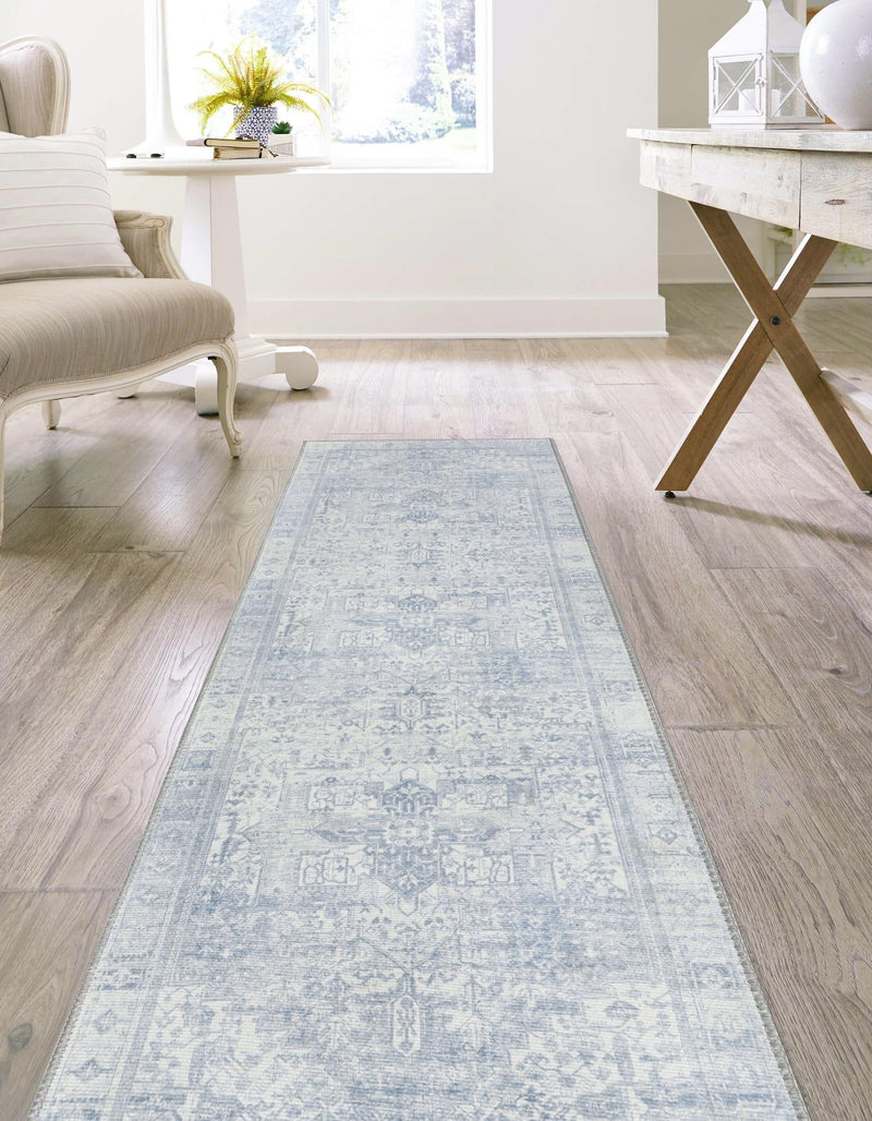 Heritage Elegance Collection Area Rug -  Windsor (Ivory) Runner Ivory  lifestyle 24