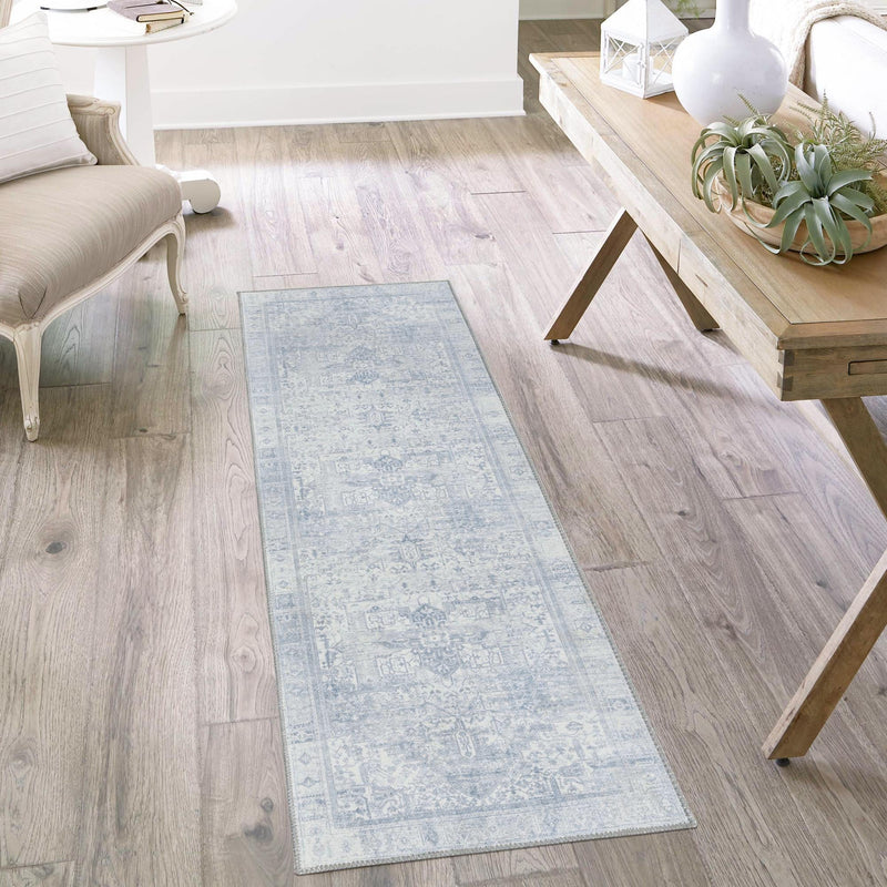 Heritage Elegance Collection Area Rug -  Windsor (Ivory) Runner Ivory  lifestyle 68