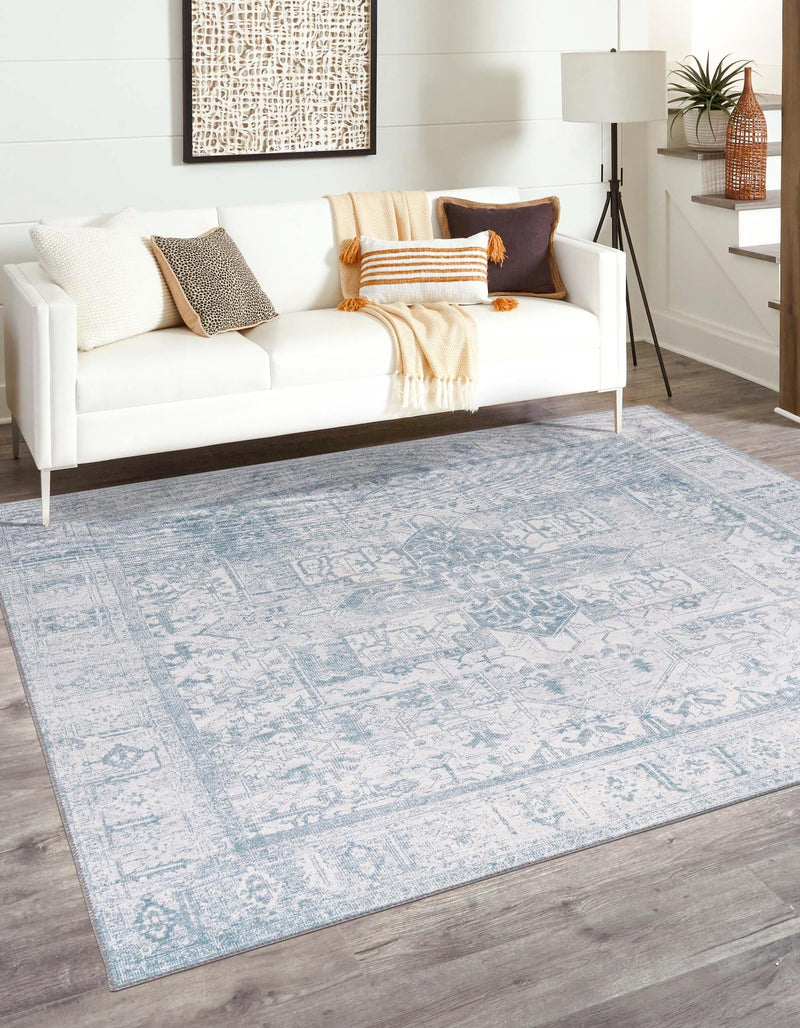 Heritage Elegance Collection Area Rug -  Windsor (Ivory) Square Ivory  lifestyle 22