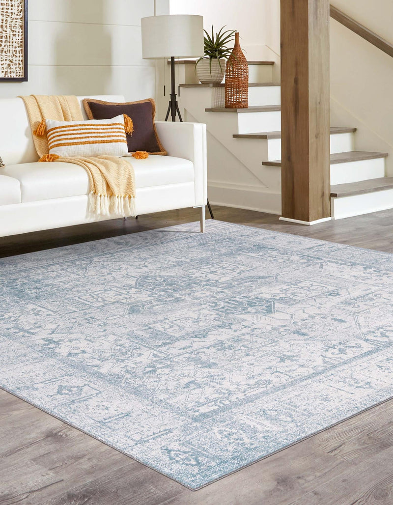Heritage Elegance Collection Area Rug -  Windsor (Ivory) Square Ivory  lifestyle 26