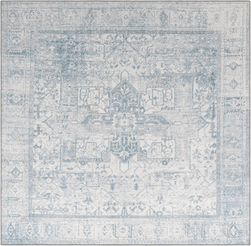 Heritage Elegance Collection Area Rug -  Windsor (Ivory) Square Ivory  lifestyle 18