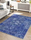 Heritage Elegance Collection Area Rug -  Windsor (Navy Blue) Rectangle Navy Blue  lifestyle 2