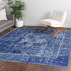 Heritage Elegance Collection Area Rug -  Windsor (Navy Blue) Square Navy Blue  lifestyle 70