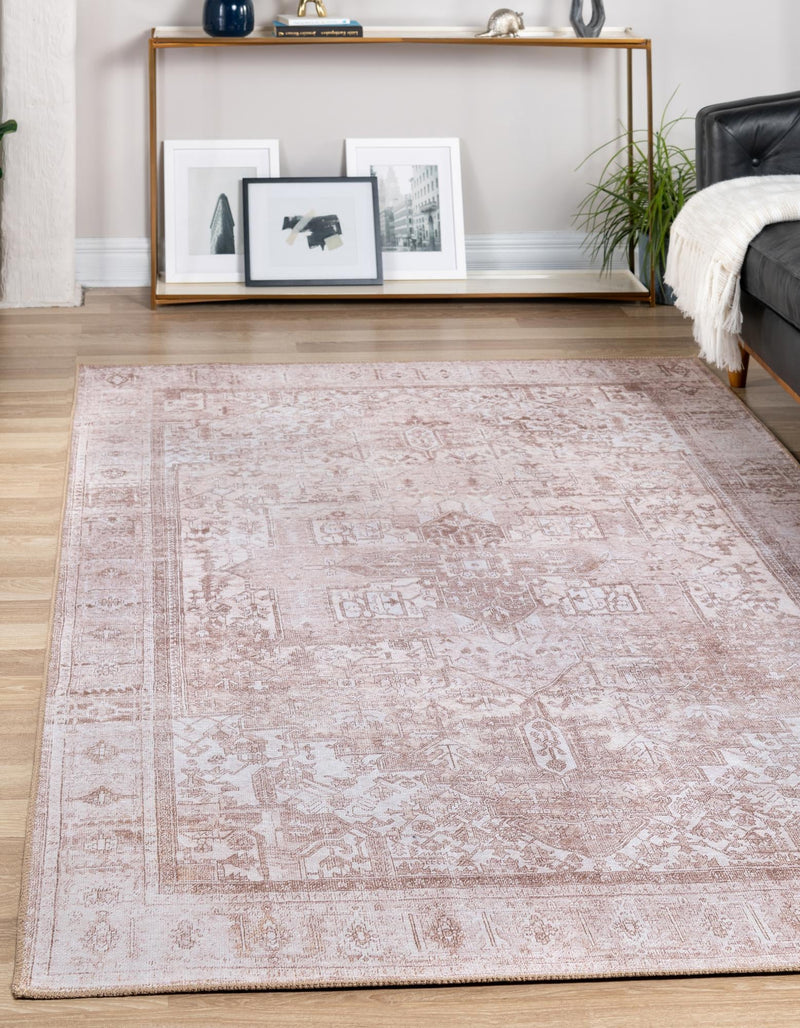 Heritage Elegance Collection Area Rug -  Windsor (Beige) Rectangle Beige  lifestyle 3