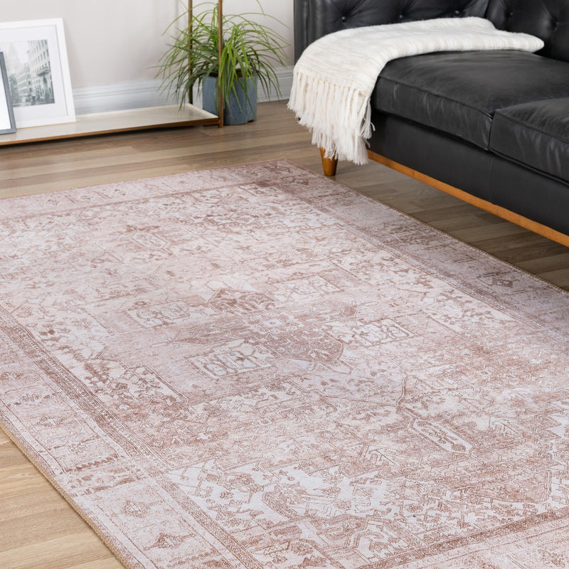 Heritage Elegance Collection Area Rug -  Windsor (Beige) Rectangle Beige  lifestyle 14