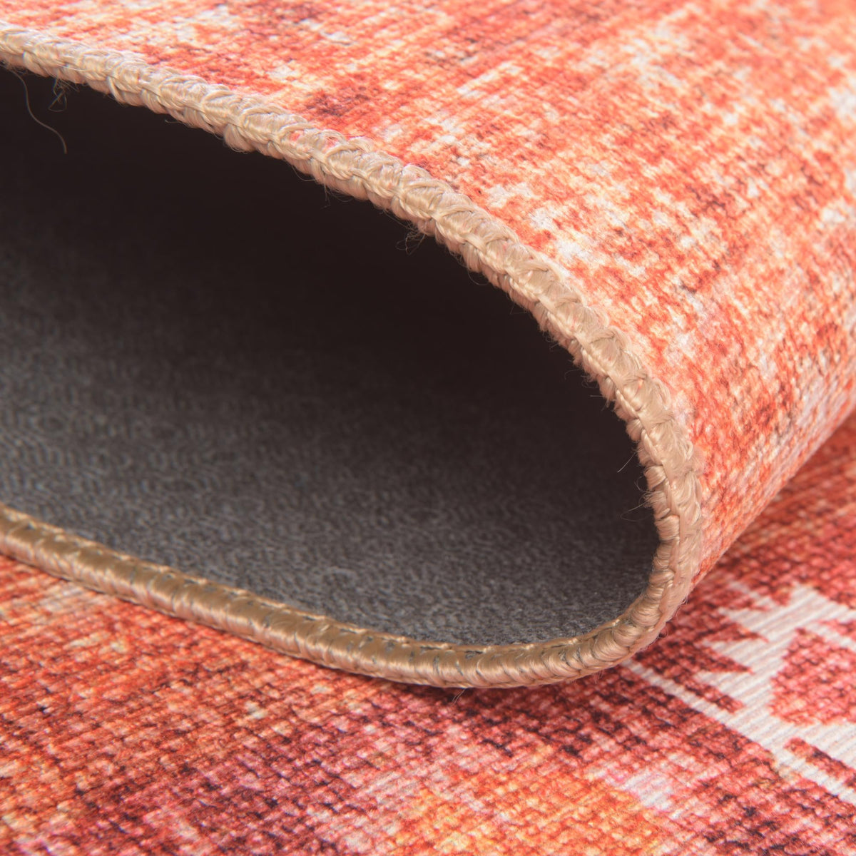 Heritage Elegance Collection Area Rug -  Edinburgh Rectangle Rust Red  lifestyle 15