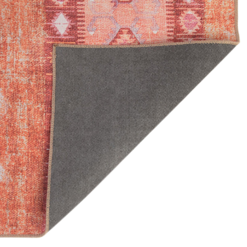 Heritage Elegance Collection Area Rug -  Edinburgh Rectangle Rust Red  lifestyle 24