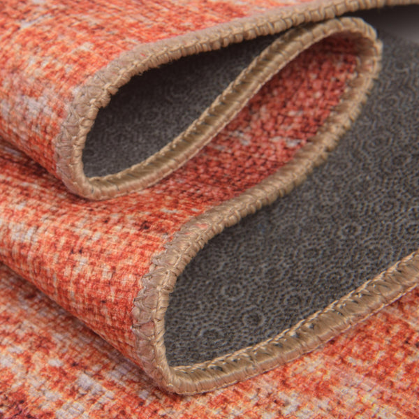 Heritage Elegance Collection Area Rug -  Edinburgh Rectangle Rust Red  lifestyle 36